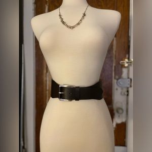 LIKE NEW Banana Republic Wide Leather Waist Belt sz XS